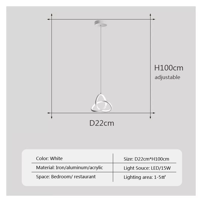 Modern LED Minimalist Pendant Light Modern Decor Art Designer Chandeliers For Bedroom Study Living Room Home Creative Lamp