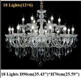Luxury Traditional Classic K9 Crystal Chandelier Light for Living Room Bedroom Kitchen - Pendent Ceiling Fixture Top Quality