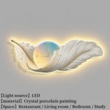 Modern Creative LED Light Painting Nordic Luxury Interior Decors Wall Light  Living Room Restaurant Bedroom Simple Painting Lamp