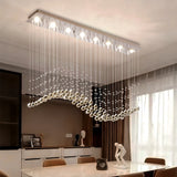 Modern Crystal Pendant Ceiling Lamp - Luxury Suspension Living Room Light
