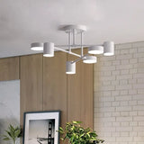 LED Chandelier Modern Semi Black White Gold Luster Ceiling Light For Dining Living Rooms Bedroom Indoor Decors Lamps