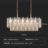 Luxury Large Crystal Chandelier High Ceiling Vila Living Room Rose Gold Crystal Pendant Lights Chandeliers Vintage Lighting Lamp
