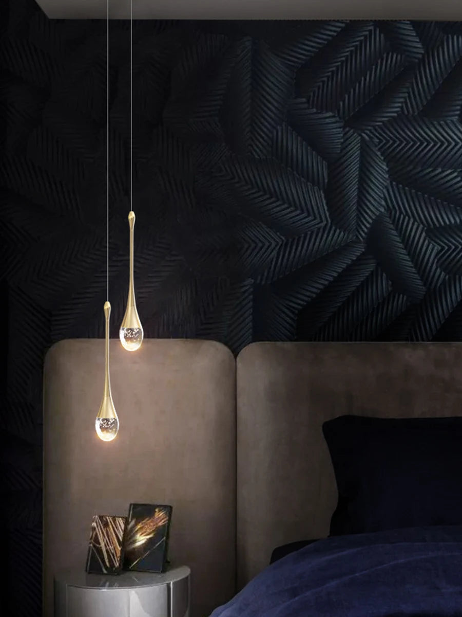 LED Pendant Lights Chandelier Mirror Lamp Home Kitchen Island Dining Living Room Bar Cafe Droplight Fixture