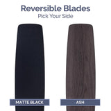 Matte Black Ceiling Fan with Lights and Remote Control Ceiling Fans Room Decor Home Fan  Ceiling Fan with Led Light