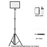 LED Fill Lamp Video Light Panel 2800-7000K Photography Lighting Live Stream Photo Studio Light Kit For Live Stream Tiktok