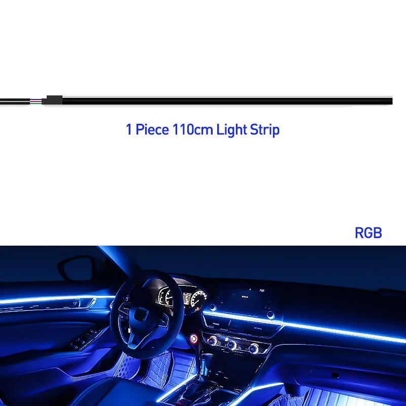 Best RGB LED Strip Auto Fiber Optic Lights Car Supplier