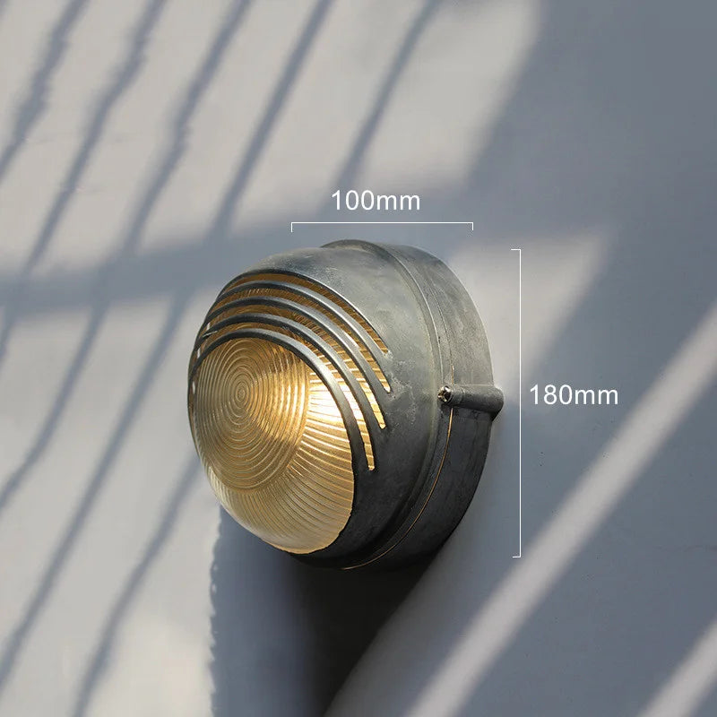 Retro Industrial Wall Lamp for Loft Coffee Bar Corridor Aisle Waterproof Outdoor Sconce Antique E27 Exterior Led Lights Fixture