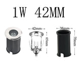 IP68 DC12V 220V 3W Outdoor Lighting for Garden Yard Step Stairs Floor Deck LED Recessed Inground Lamps LED Underground Spotlight