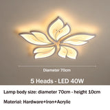 Modern LED Ceiling Chandeliers Light for Living Dining Room Bedroom Ceiling Lamps  With Remote Control Dimmable Lights Fixtures