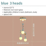 Modern Creative Unicorn Cartoon Pendant Lamp Simple Baby Room Children's Chamber Bedroom LED Eye Protection Ceiling Light