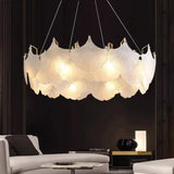 Modern Luxury Lustre Led Glass Chandelier Living Dining Room Circle Pendant Lights Indoor Decoration Home Hanging Lamps Luminair