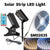 Outdoor Solar Lights 5V 2835 60LEDs/m Waterproof LED Strip Warm White/White Light Bracket/Clip Style Solar Lamps for Garden