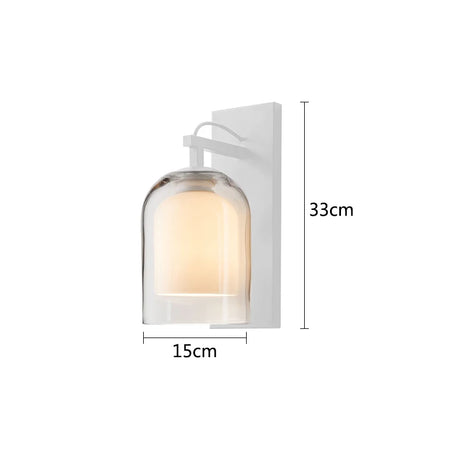 Industrial wall light Creative Glass Wall Lamps Loft Luminaires for Living Room Bedroom Aisle Staircase Decors Sconce Lamp