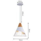 Loft Modern Pendant Light Wood Nordic Hanging Lamp Kitchen Lighting Fixture Industrial Chandelier Hanglamp Living Room Luminaire