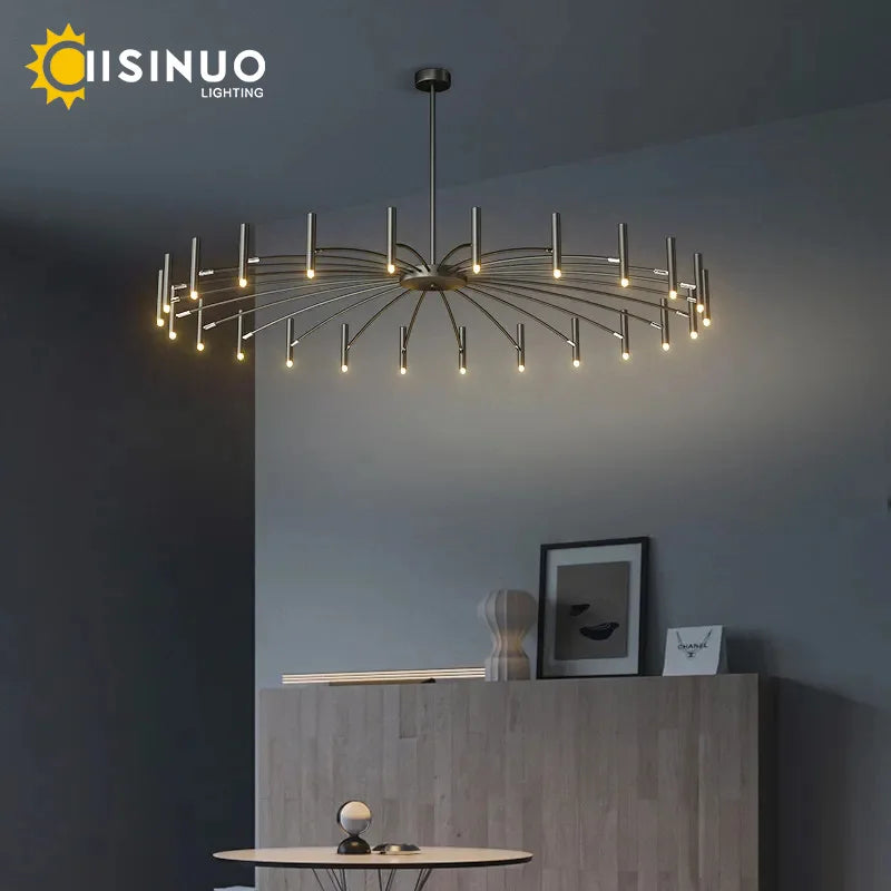 Minimalist G9 LED Ceiling Chandelier Light Fixture (110V-220V) - Modern Interior Decor Pendant Lamp for Living Room, Dining Room & Home