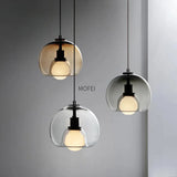 Nordic Luxury LED Chandelier - Modern Glass Pendant Light for Dining & Bedside
