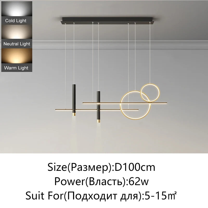 Minimalist Lamps LED Lights Pendant Lights For Living Study Dining Room Bedroom Home Decor Lamps Indoor Lighting Hanging Lights