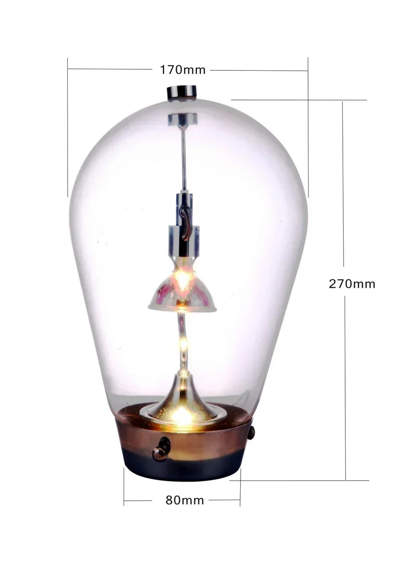 Nordic Designer Magnetic Gravity Adjustable Silver Lamp Bedroom Bedside Lamp Art Light  Study Reading Night Light Led Lights