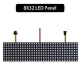 RGB LED Digital Flexible Individually Addressable Panel Light Strip WS2812 8x8 16x16 8x32 Module Matrix Screen 5V