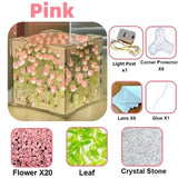 DIY Tulip Mirror Cube Night Light - Creative Infinite Flower Sea Lamp Kit