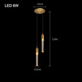 Home Decor Crystal Pendant Lights Modern Bubble Hanging Chandeliers Lamp Dining Room Restaurant Bedroom Shop Bar Drop Suspension