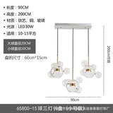 Nordic Mickey Chandelier Bubble Ball Led Pendant Lights Creative Personality Restaurant Kitchen Glass Ball Bar Indoor Lighting