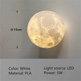Half Circle Lunar Ceiling Light, Half Circle Wall Light, Hallway Staircase, Bedroom, Bedside, Dining Room, Creative Wall Light
