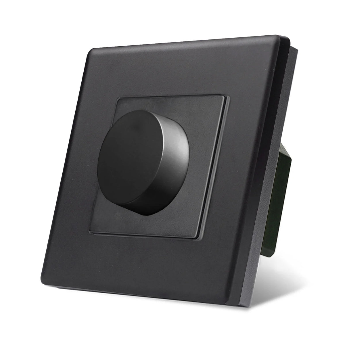 Dimmer Light Switch Rotary Knob Glass Frame Panel Mechanical LED Dimmable Switch Wall Mounted Switches EU Russia Switches