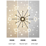 2025 Modern LED Chandelier For Living Room Bedroom Dining Room Kitchen Smart Remote Ceiling Pendant Light Indoor Decorative Lamp