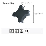 12w Cross Star Light Outdoor Waterproof Wall Lamps LED Front Door Wall Lights Garden Porch Wall Sconce AU68