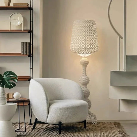 Nordic Creativity Hollow Wine Glass Led Floor Lamp Living Room Home Decors Standing Lamp Bedroom Corner Sofa Bedside Table Light