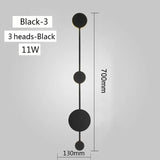 Modern LED Wall Lamp Simple Living Room Background Wall Light Bedroom Bedside Wall Sconce Creative Hotel  Hall Corridor Lighting
