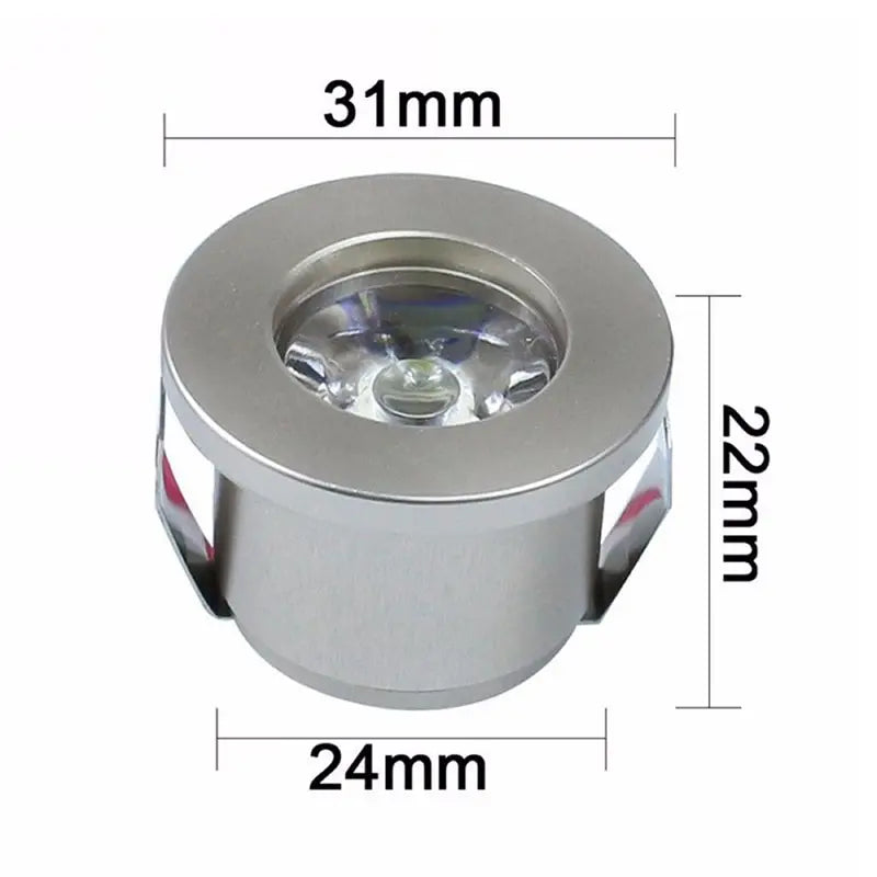 Mini Surface Mounted LED Downlight - 1W 3W Jewelry Cabinet Spotlight