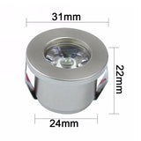 Mini Surface Mounted LED Downlight - 1W 3W Jewelry Cabinet Spotlight