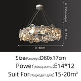 Villa Living Room Luxury Crystal Chandelier Starry Sky Duplex Hollow Staircase Hotel Lobby LED Pendant Lamp Home Decor Lighting