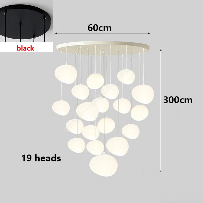 Modern home decor led lights pendant light lamps forstaircase Chandeliers for living room hanging light indoor lighting