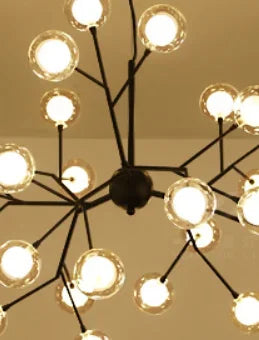LED Firefly Sputnik Chandelier Light Stylish Tree Branch Chandelier Lamp Decorative Ceiling Chandelies Hanging chandeliers