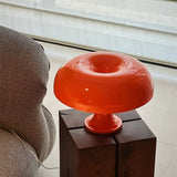 Led Mushroom Table Lamp, Modern Minimalist Desk Lamp, USB Powered, Three-Color Dimming, Suitable for Hotel and Bedroom Lighting.