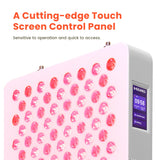 Home Use Red Light Therapy Panel with Touch Screen Remote Controller Wall Bracket US Plug Body Target Area Included