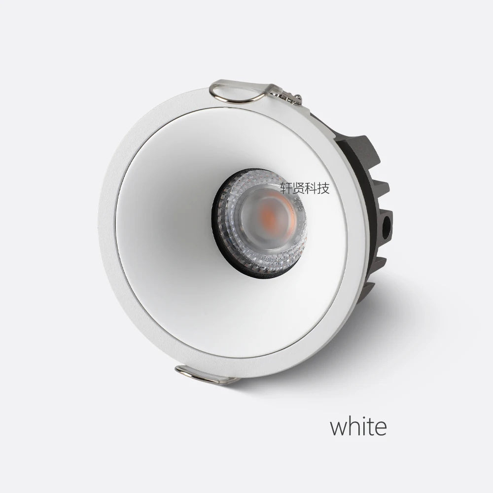 DC24V Constant Pressure Recessed LED Spotlight 5W 7W 9W 15W Round Ra93 Downlight for Tuya Zigbee BLE DALI DT8 Matter KNX System