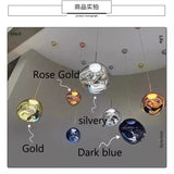 Nordic Lava LED Pendant Light - Modern Melting Glass Hanging Lamp