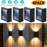 Solar Up and Down Wall Light - Modern Outdoor Waterproof Garden Street Lamp