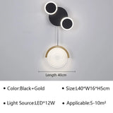 Modern LED Wall Lamp For Bedroom Bedside Living Dining Room Stair Wall Sconce Indoor RC Dimmable Home Decors Light Fixture Luster