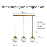 Nordic Modern LED Hanging Lamp Glass Pendant Lights for Kitchen Dining Room Bedroom Nordic Pendant Lamps Home Lighting Fixtures