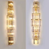 Luxury Crystal LED Wall Lamp - Sconce Light Fixture for Villa, Club, Banquet Hall, Living Room Background & Corridor