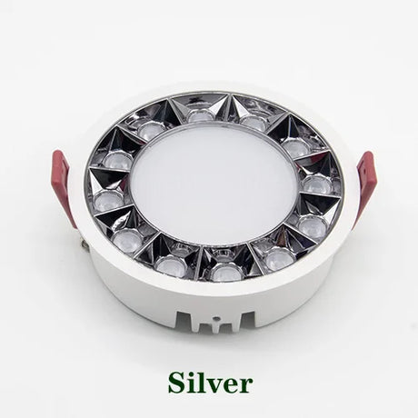 Embedded Dimmable LED Ceiling Light AC85-265V Kitchen Bedroom Shopping Mall Circular Panel Light 10W12W18W20W24W COB Downlight