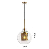Glass Hanging Lamp Nordic Pendant Lights Dining Kitchen Lighting Fixtures  Bedroom Bedside Pendant Lamp Luminaire