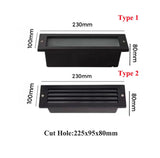 IP65 Outdoor Wall Sconce Lamp Waterproof LED Step Light Outdoor Recessed Stair Light Garden corridor LED Footlight