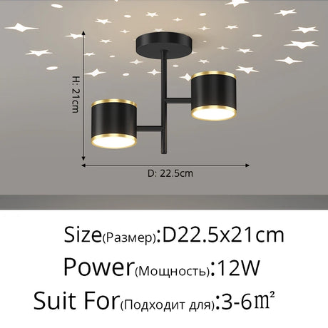 LED Ceiling Aisle Chandelier For Corridor Lights Foyer Hallway Gallery Bedroom Restaurant Office Loft Indoor Lighting