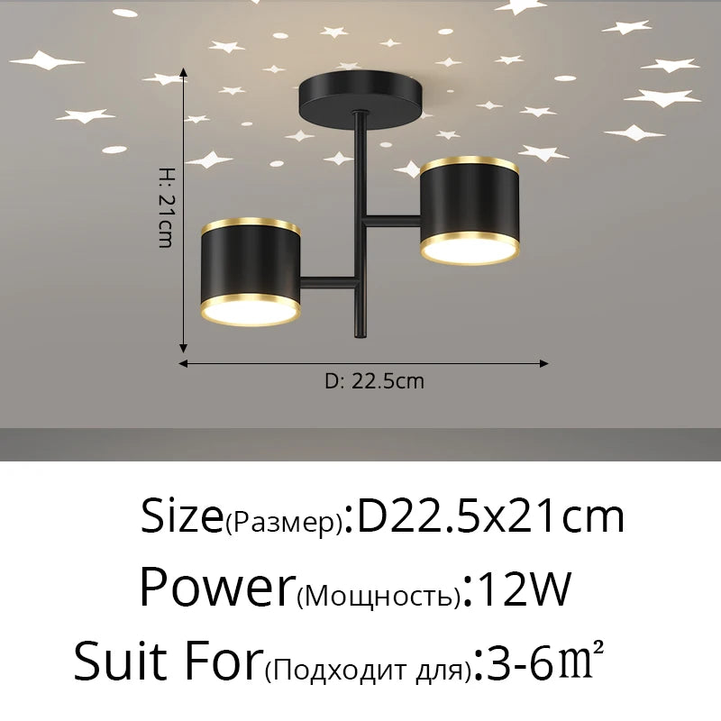 LED Ceiling Aisle Chandelier For Corridor Lights Foyer Hallway Gallery Bedroom Restaurant Office Loft Indoor Lighting